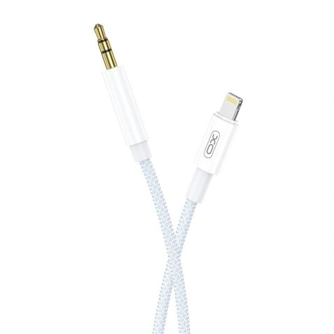 imagen de CABLE LIGHTNING - MINI JACK 3.5MM 1 METRO BLANCO