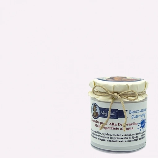 imagen de ESMALTE PARA ALTA DECORACIÓN BLANCO AZUCAR 250 ML MARY PAINT