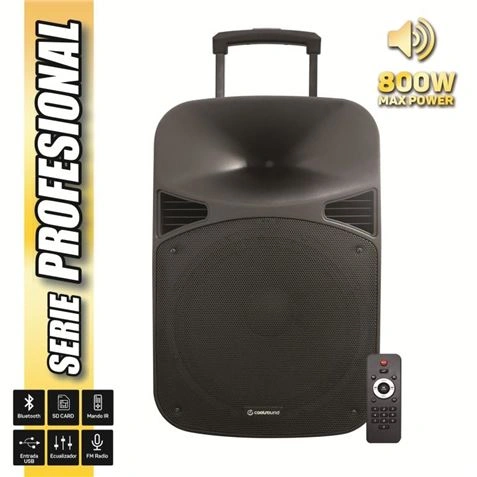 imagen de ALTAVOZ AUTOAMPLIFICADO 15" 800W SERIE PRO COOLSOUND