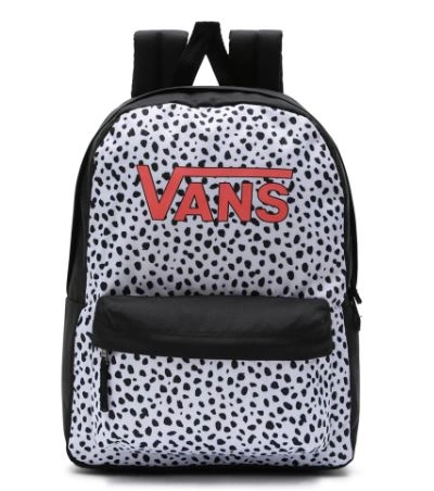 imagen de Mochila VANS Girls Realm  Blanca y puntos negros