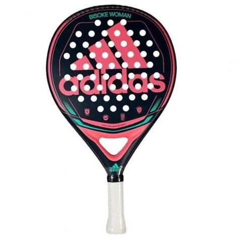 imagen de PALA DE PADEL BISOKE WOMAN LDT ROSA Y NEGRA ADIDAS