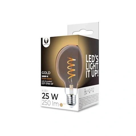 imagen de BOMBILLA LED RETRO E27 2W 180 LUMEN LUZ CALIDA 