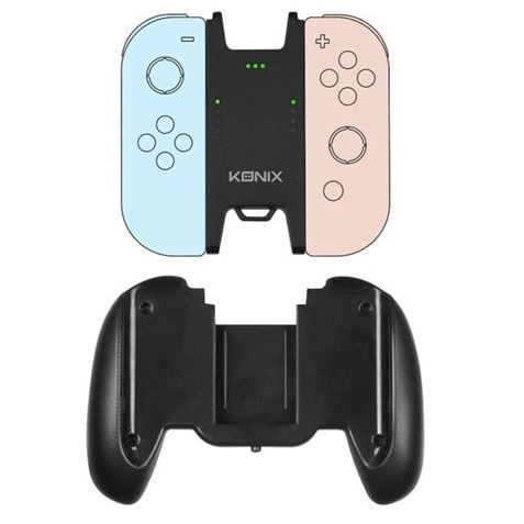 imagen de ADAPTADOR GAMEPAD CON CARGADOR PARA 2 J0Y-CON NINTENDO SWITCH KONIX