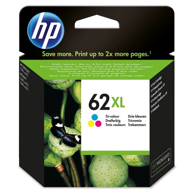 imagen de TINTA HP 62 XL COLOR 