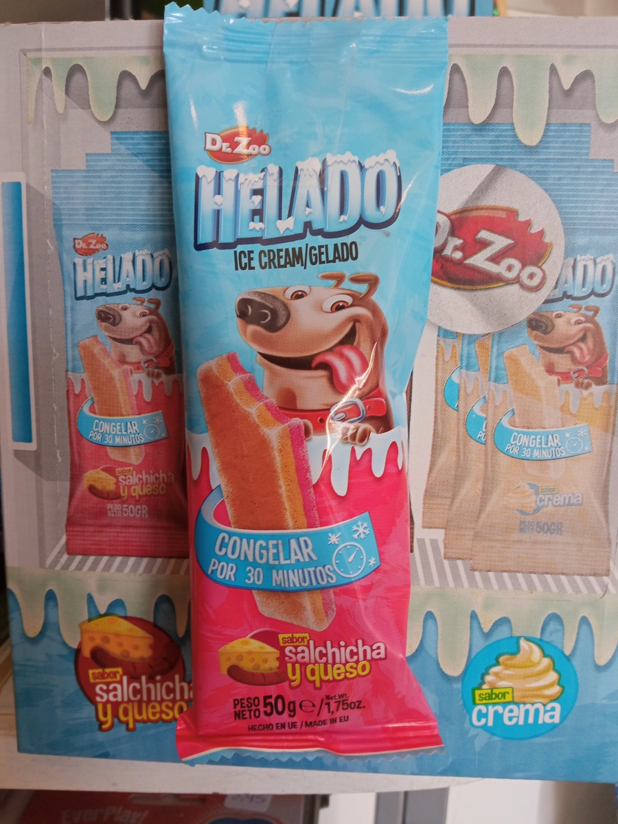 imagen de Helado de salchicha y queso