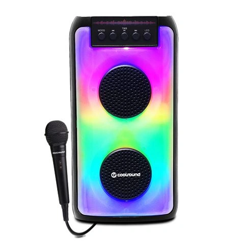 imagen de ALTAVOZ BLUETOOTH PARTY BOOM A370 2X3" 50W | 1 X MICROFONO