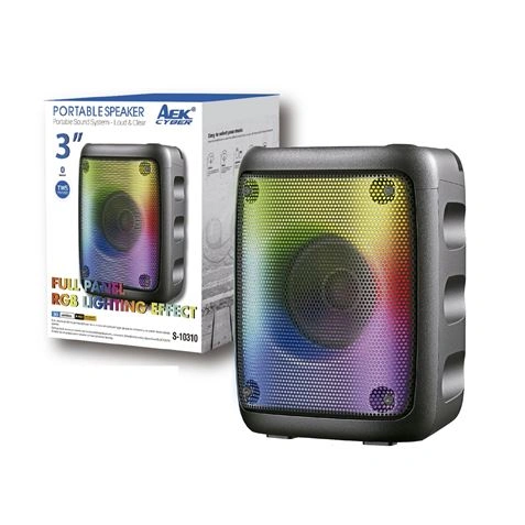 imagen de ALTAVOZ BLUETOOTH 3" RGB | TWS | SD | FM | AEK CYBER