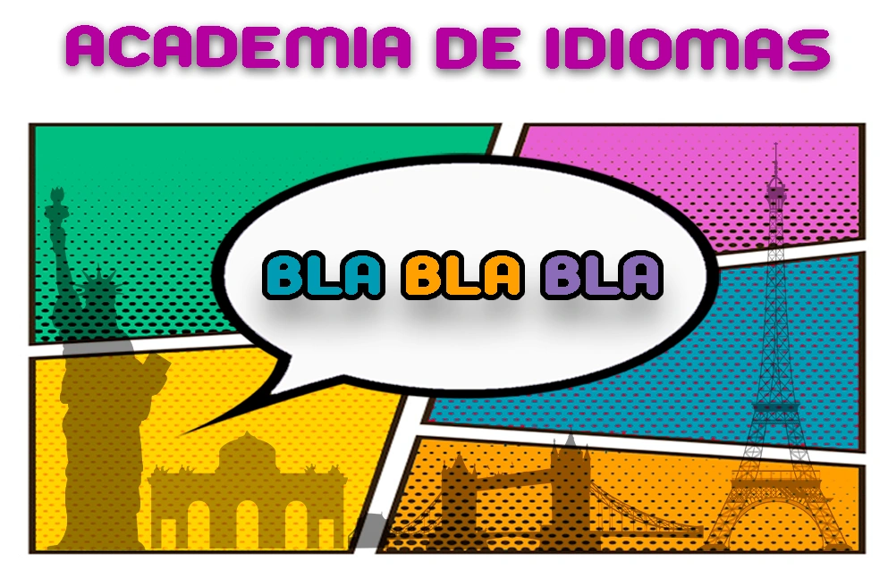 Logo ACADEMIA DE IDIOMAS BLA BLA BLA