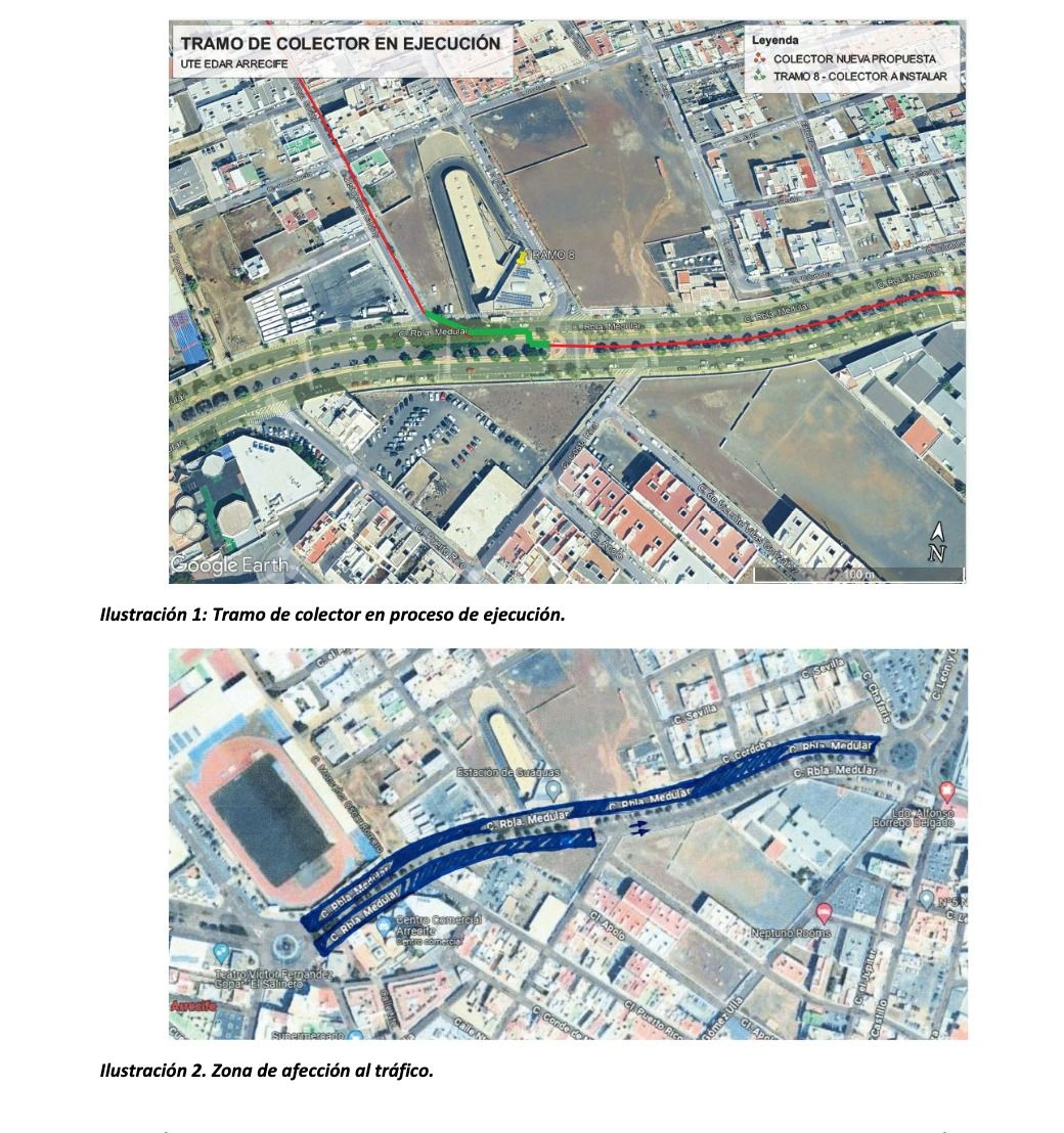 ¡ATENCIÓN! MODIFICACIONES EN LA CIRCULANCIÓN VIAL EN ARRECIFE