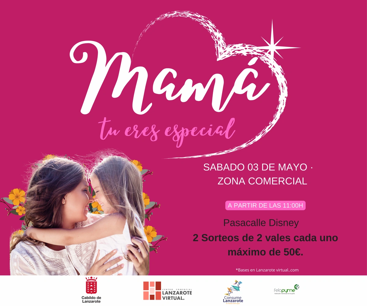 FELAPYME, y cabildo de Lanzarote, dinamizan el comercio de ARRECIFE por el Día de la Madre