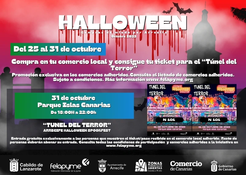 HALLOWEEN 2023 NO TIENE TRUCO, SOLO EL TRATO AMABLE DEL COMERCIO LOCAL