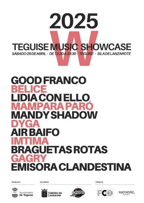 Duodécima edición del Teguise Music Showcase