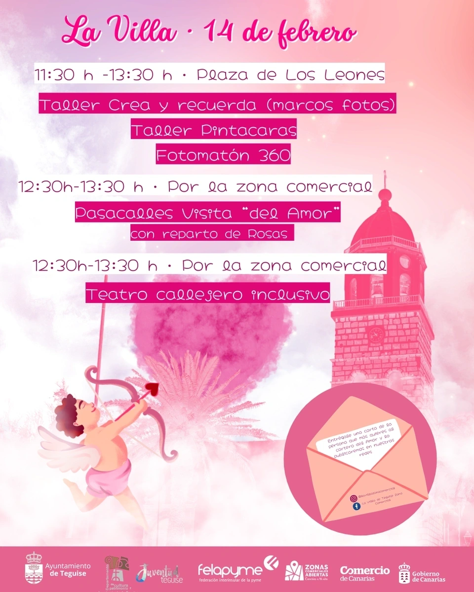 Visita la Villa de Teguise en el Día de San Valentín