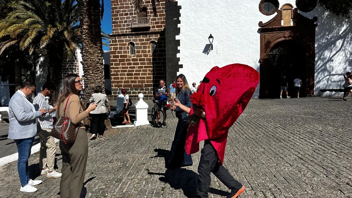 San Valentín - Zona comercial de La Villa de Teguise