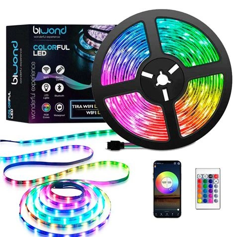 Imagen de: TIRA LED RGB WIFI 10M COLORFUL  