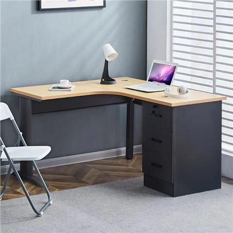 Imagen de: MESA DE ESCRITORIO MS800 140X120X75CM L DERECHA + CAJONERA 