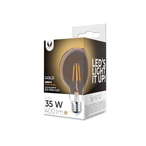 Imagen de: BOMBILLA LED RETRO E27 4W 400 LUMEN LUZ CALIDA  