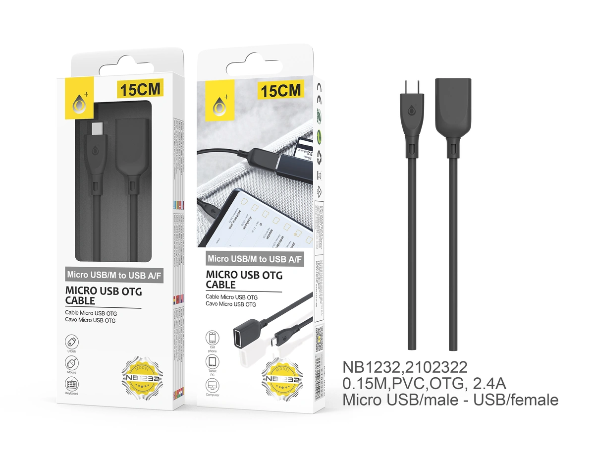 Imagen de: Cable OTG a Micro USB 0,15M NB1232 ONE+ 