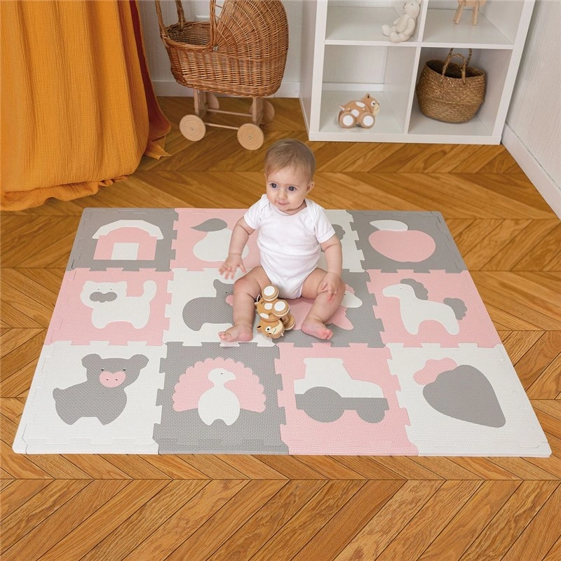 Imagen de: ALFOMBRA PUZLE GRANJA 120X90 