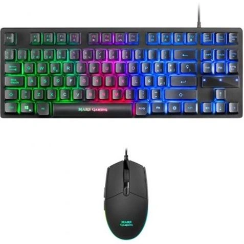 Imagen de: KIT TECLADO + RATÓN GAMING MARS GAMING MCPTKLES 