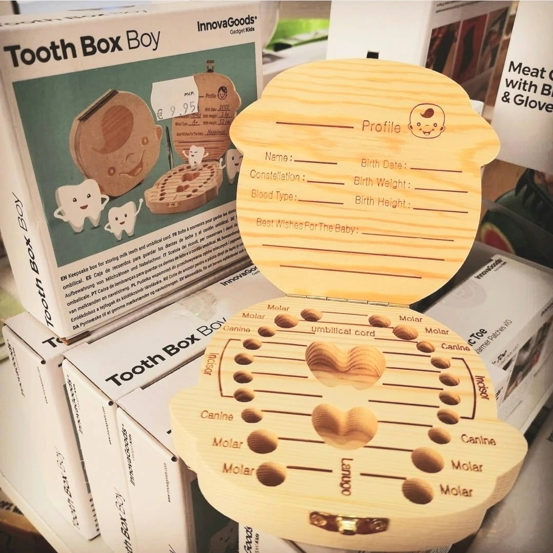 Imagen de: Caja de Recuerdos para dientes de Bebé  