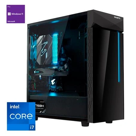 Imagen de: ORDENADOR GAMING GIGABYTE CRISTAL I7 11700K/16GB/SSD1T NVME/R.LIQ/650W/W11P 